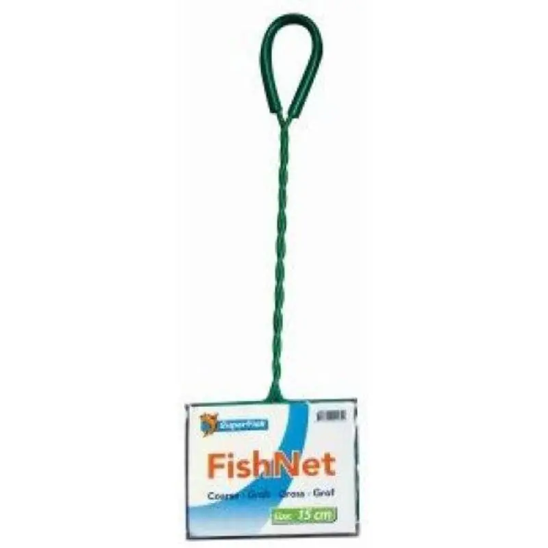 Superfish Aquarium Fish Net - Green 15Cm