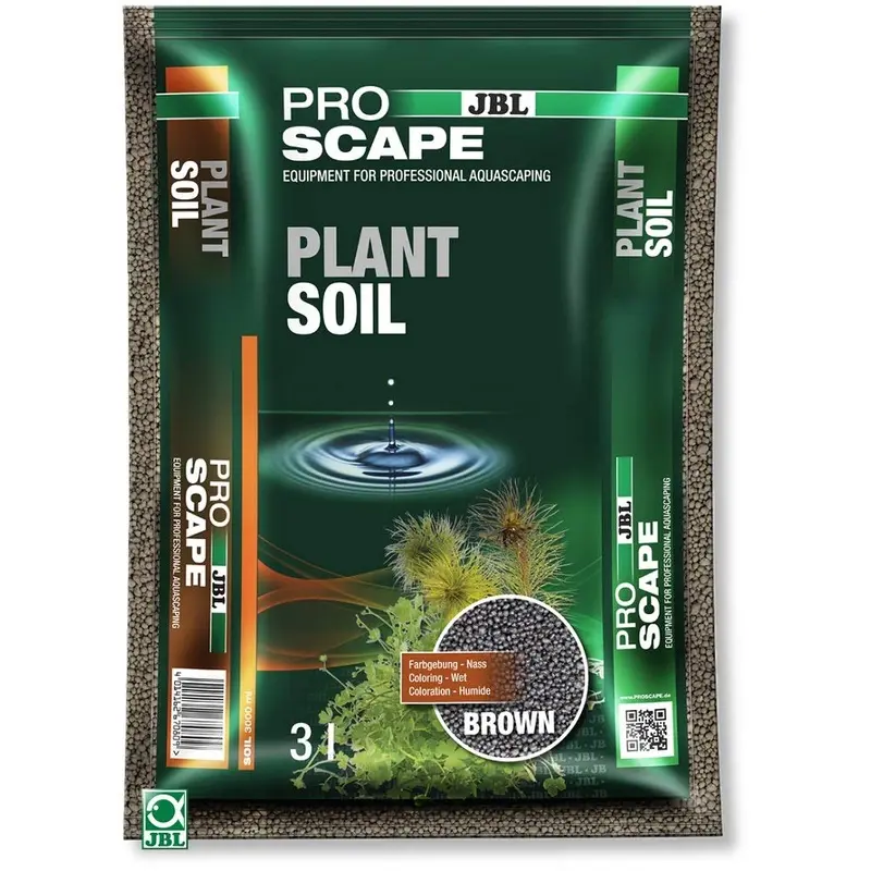 JBL ProScape PlantSoil BROWN 3 l, Brown freshwater substrate for aquascaping