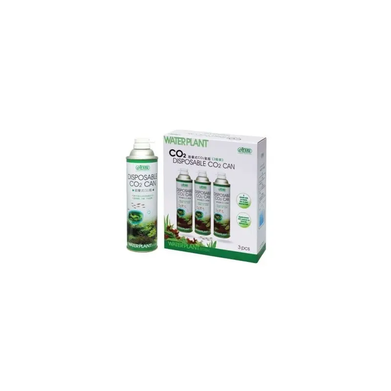Ista Waterplant Disposable Co2 Can 3X Bottles Live Tank Aquarium Plants Small