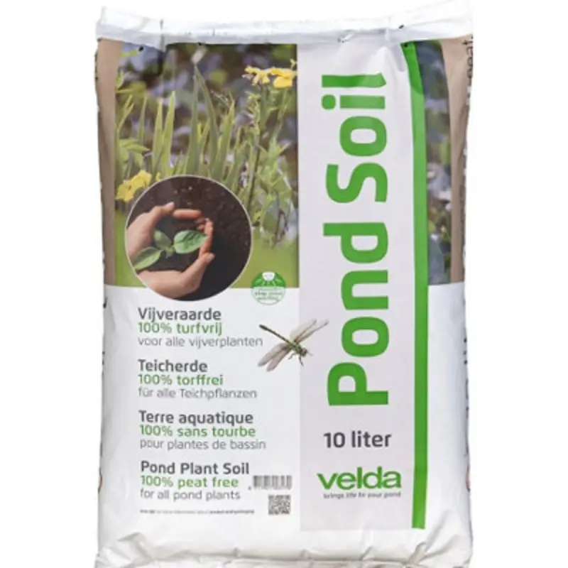 Velda Peat Free Pond Garden Planting Compost Growth Soil 10L