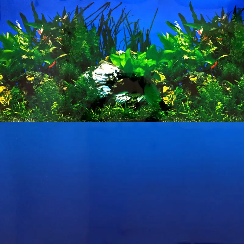 Aquacadabra Blue (36) Waterscape / Deep Sea Repeating Background - 19"H Size 36