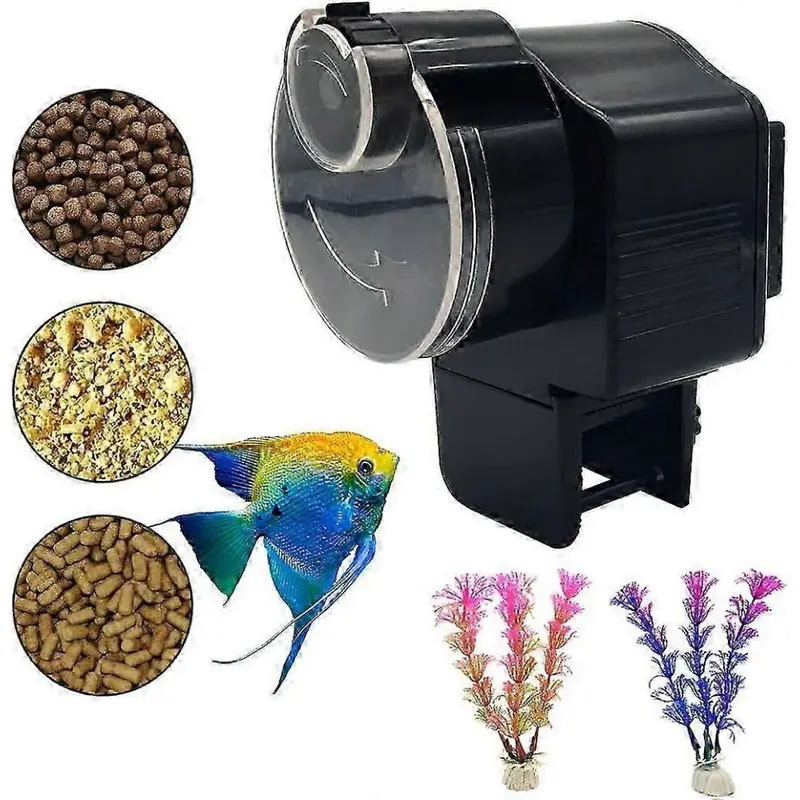 (As Show, One ) Automatic Pond Fish Feeder By Fish Mate Size 1