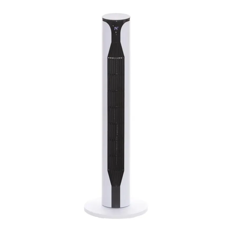 Daewoo Col1571ge Portable Tower Fan - White & Black, White,Black