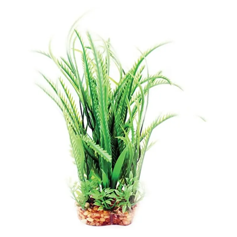 Aqua One Hippurls Plastic Plant With Gravel Base 28200 20Cm