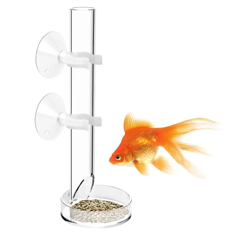 Nivofu Shrimp Feeder, Feeder Tube And Plate For Shrimp Fish 20Cm