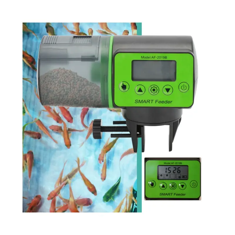 Tank Fish Feeder Pond Aquarium Automatic Clock Timer Food Dispense
