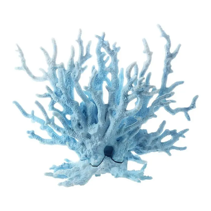 Light/Blue/Coral Aquarium Fish Tank Artificial Plastic Decor Size 13