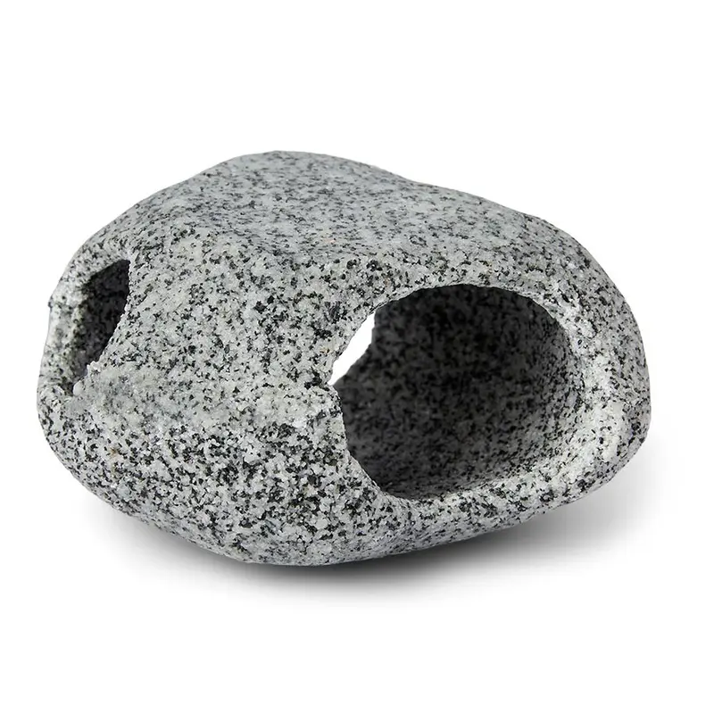 Pets At Home Round Granite Cave Aquarium Ornament Medium