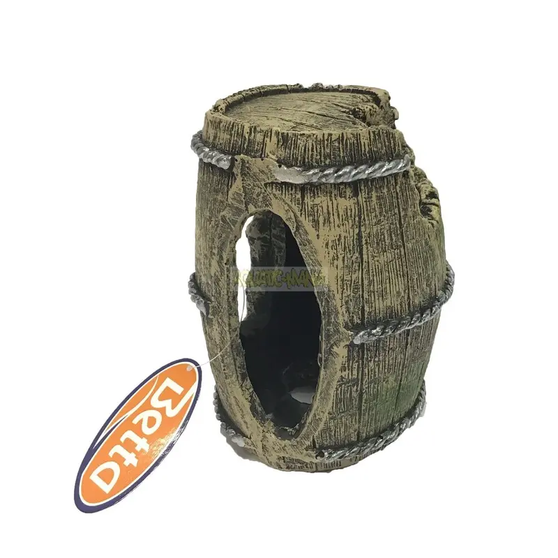 Betta Choice Barrel Aquarium Ornament Ms962 Medium