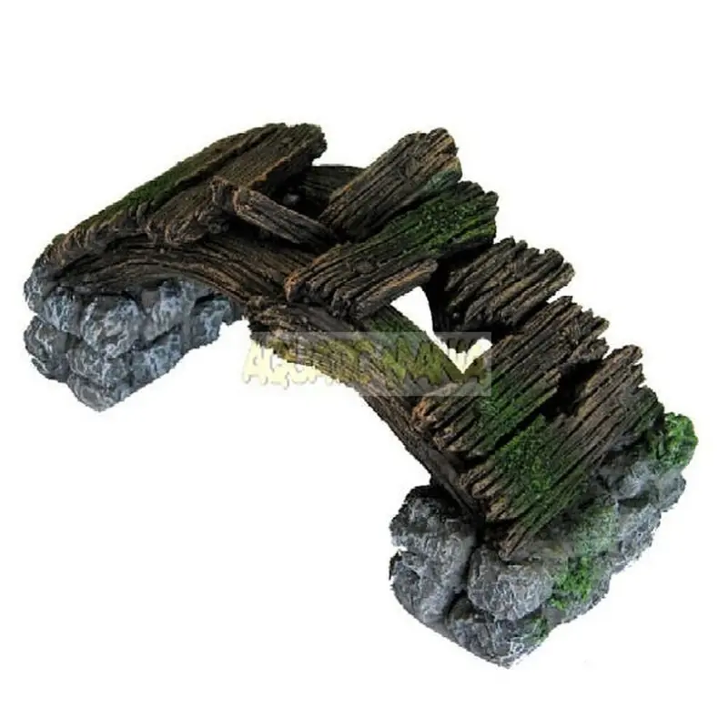 Betta Wooden Bridge (L X W X H): 16 X 7 X 7Cm Ms835 Small