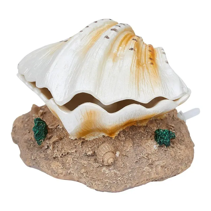Pets At Home Bubbling Pearly Shell Aquarium Ornament