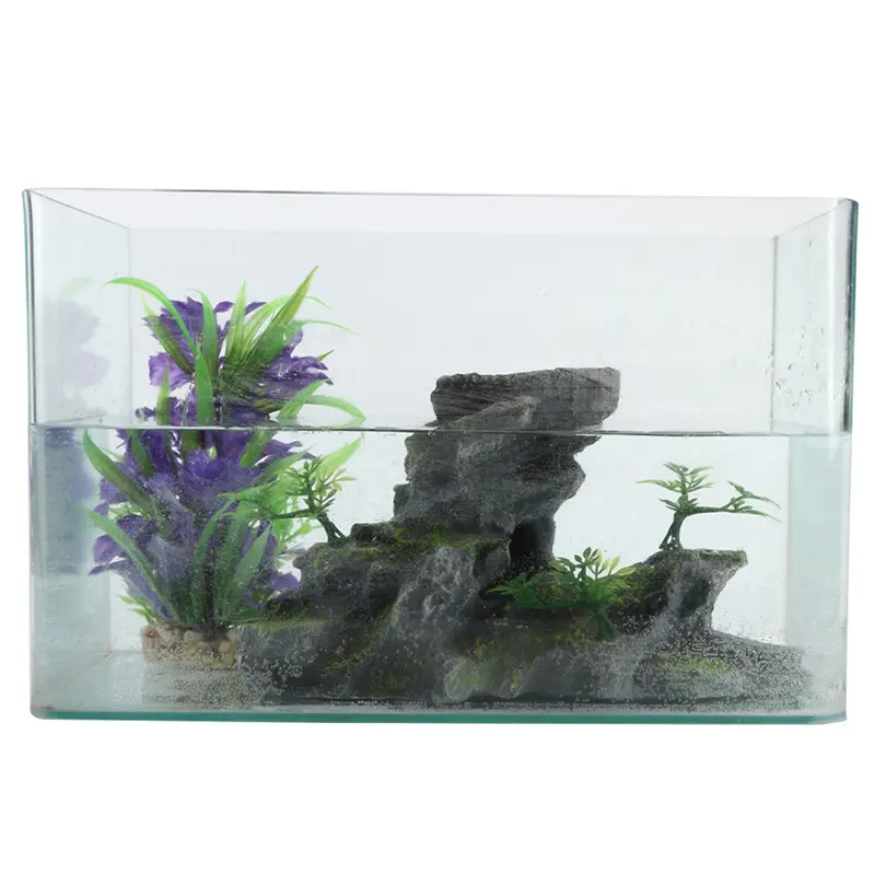 Simulation Resin Rockery Shape Fish Tank Aquarium Ornaments Decor