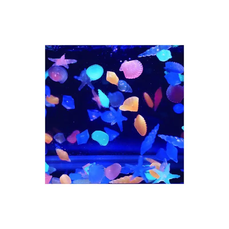 Fish Tank Landscape Glow Stones Aquarium Luminous Stone Decorate Fish Turtle Tank