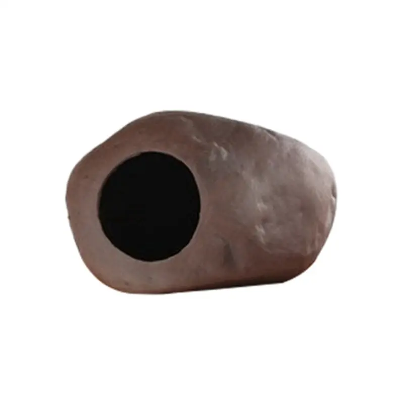 Aquarium Decor Fish Shelter House Pottery Canister Style Size 11