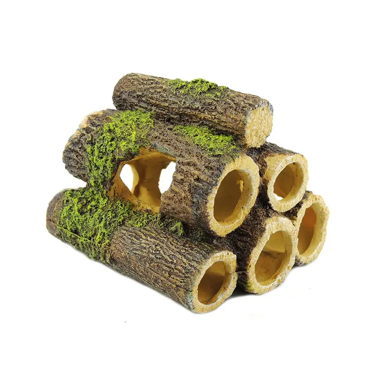 Classic Aquatics Birch Wood Log Pile Aquarium Ornament