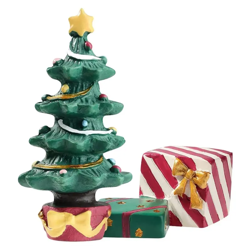 Torribaly Jjbrdz Aquarium Decoration Xmas Tree Present Box For Fish Tank Supplies