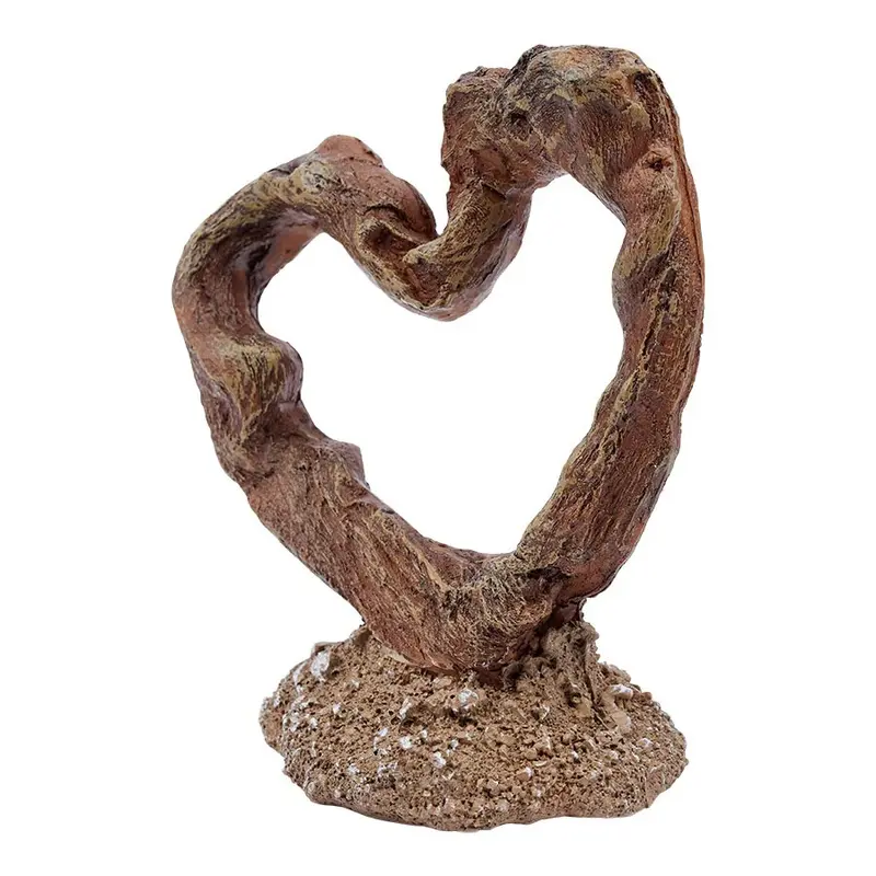 Pets At Home Driftwood Heart Aquarium Ornament