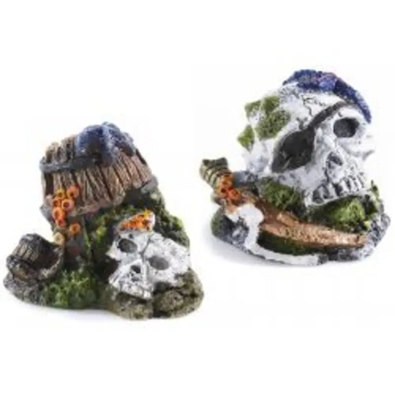 Classic Aquatics Polyresin Aquarium Ornaments - Skull - 8Cm Small