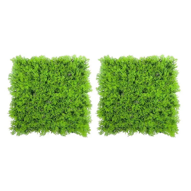 Tlily Green 2X Artificial Water Aquatic Grass Plant Lawn Aquarium Landscape Small