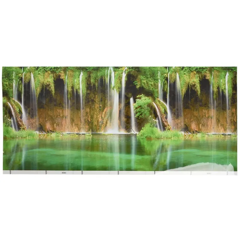 Typecat Blue Fresh Sea Background Aquarium Ocean Landscape Poster Fish Tank