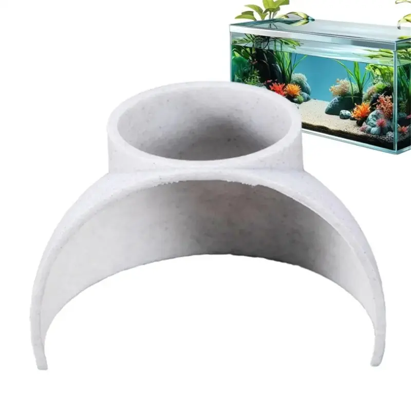 Markenlos Fish Tunnel Aquarium Cave Corner Fish Tank Shrimp Aquarium Decor A Size 1