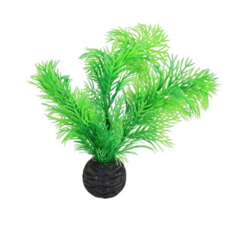 Ab Tools Aquatic Aquarium Fish Tank Self Sinking Small Silk Plant Height 13Cm (No9)