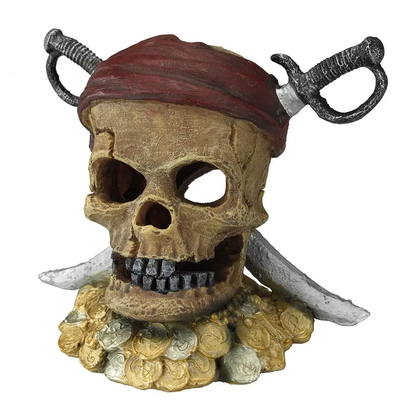 Aqua Della Dor Decorative Object Pirate Skull With Eye Patch