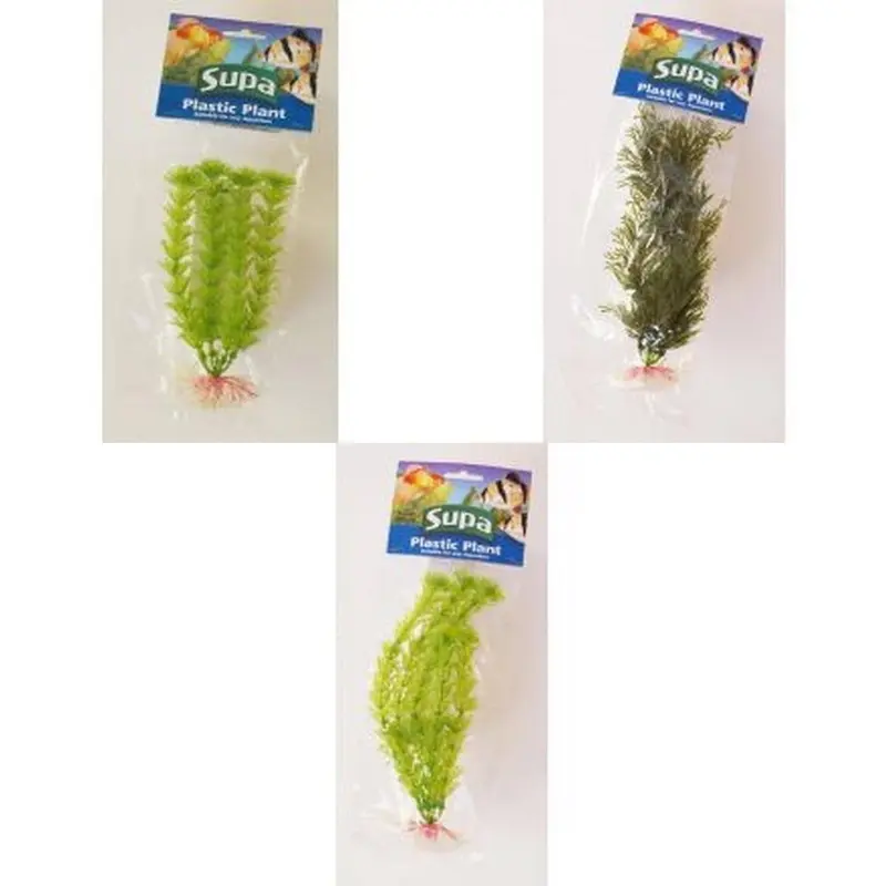 Supa Plastic Aquarium Plants - 8" Plant