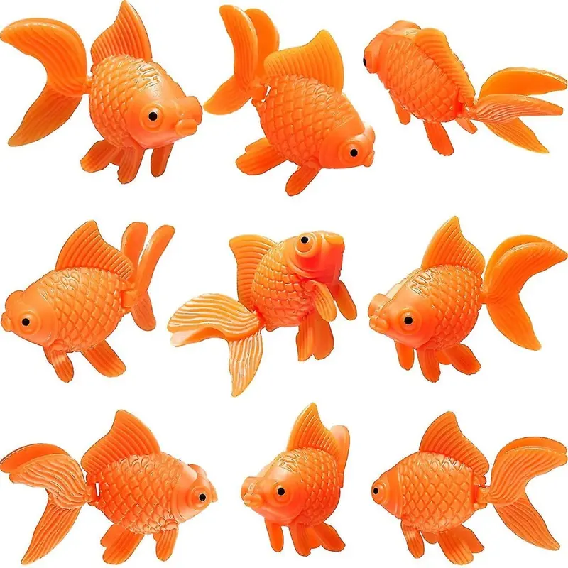 Artificial Aquarium Fishes Plastic Fish Realistic Ornament Pcs Size 15