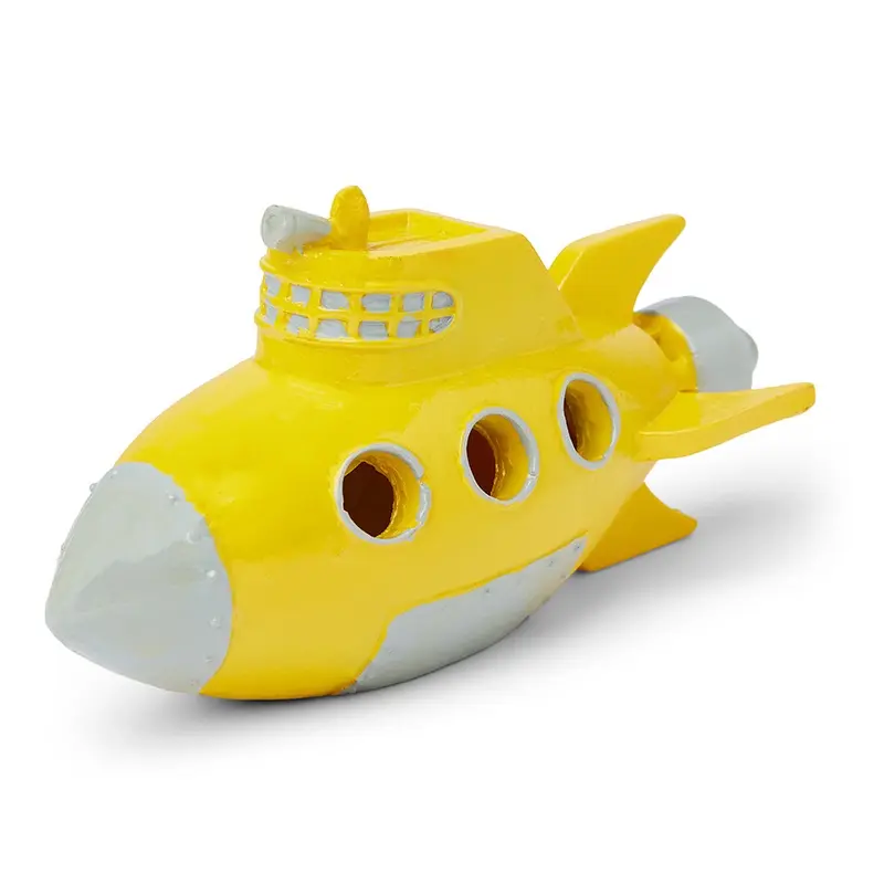 Aqua Town Submarine Aquarium Ornament