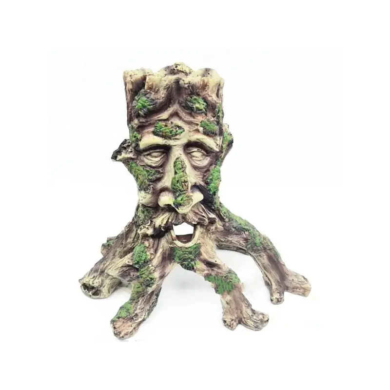 Resin Tree Root Aquarium Fish Tank Ornament Rockery Fish Hiding Cave Decorations