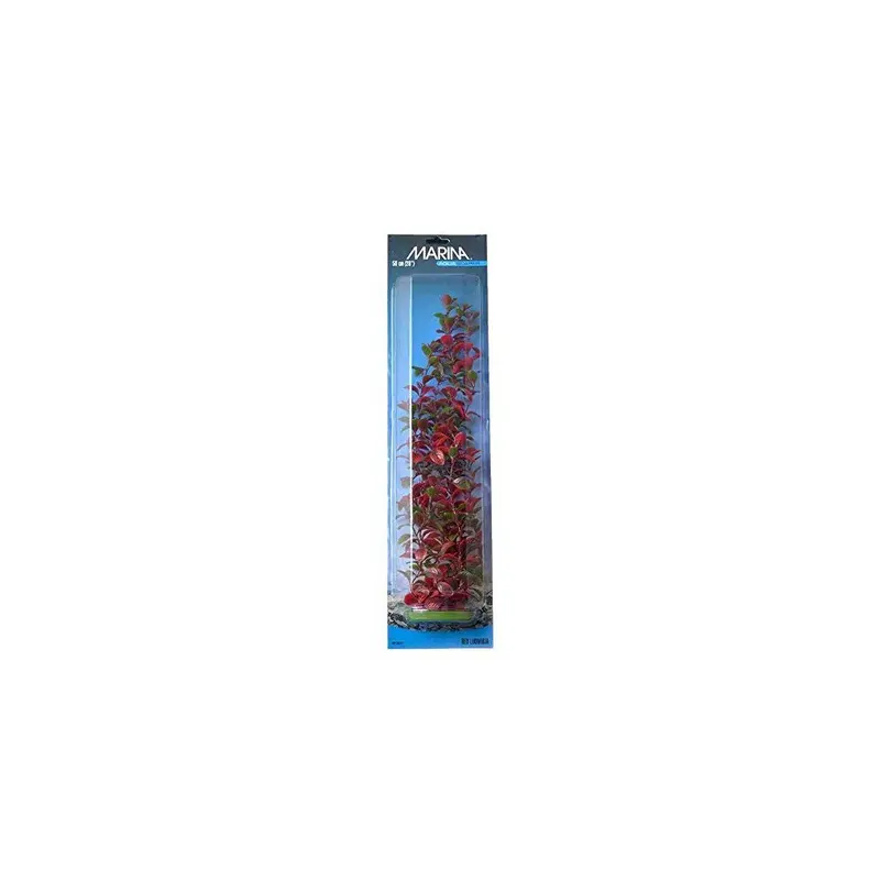Rolf C Hagen Red Marina Aquascaper Fish Tank Decorations Ludwigia Plant 20-Inch