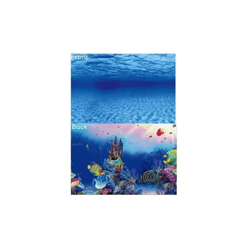 Superfish (Design F - Water/Fish, - 120 X 49Cm) Deco Poster Aquarium Background Size 4