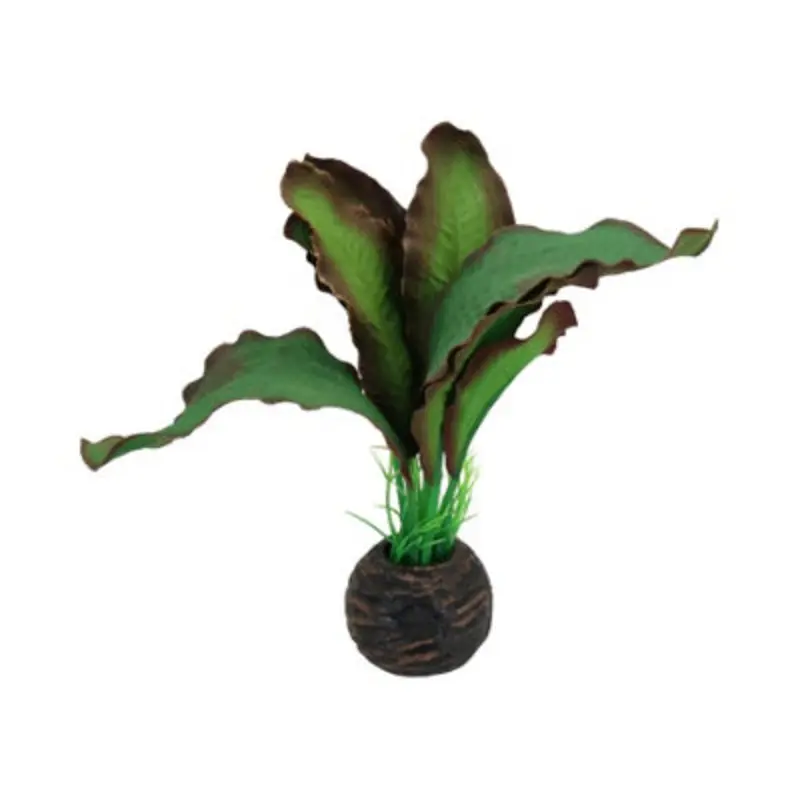 Ab Tools Aquatic Aquarium Fish Tank Self Sinking Silk Plant Height 13Cm (No 3) Small