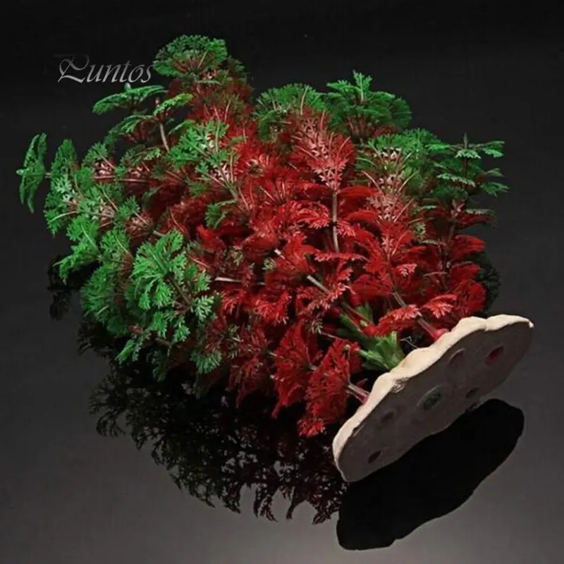 New Vivid Aquarium Fish Tank Fake Plant Grassation Ornament