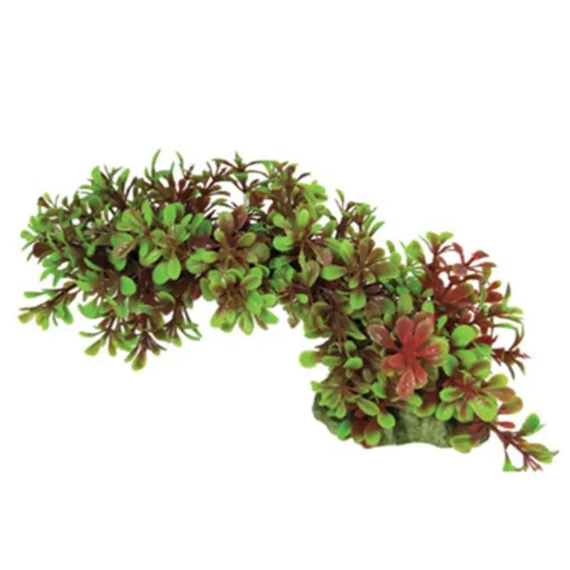 Swell Green/Red & Trailing Leaves Artificial Plant