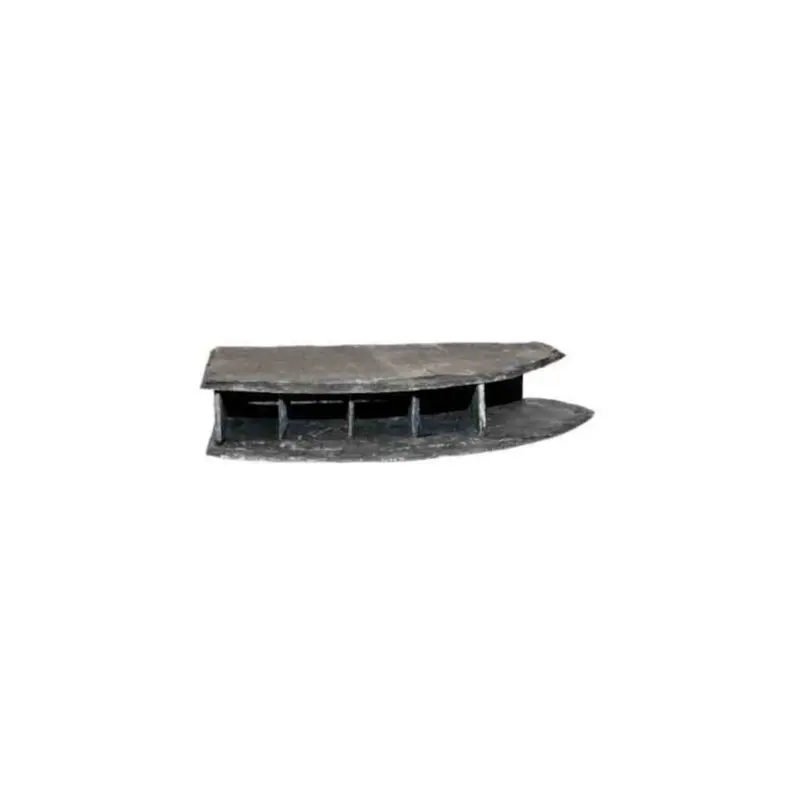 Ceramicnature Grey Slate Hotel Corner Left Single 24 Cm Stone 24Cm