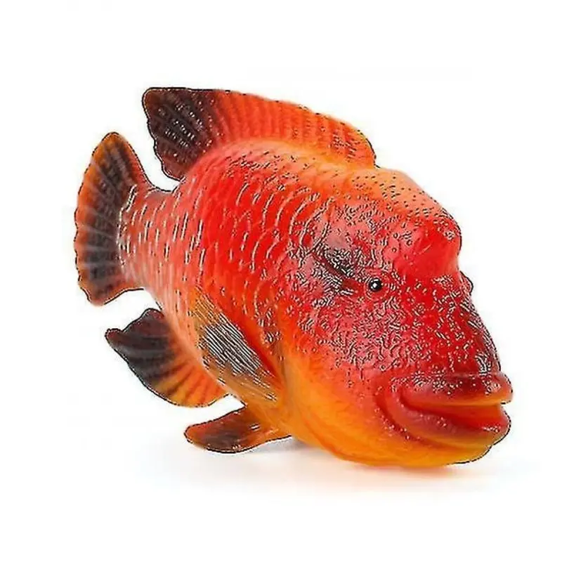 Hkhbjs Red Marine Animal Model Tropical Simulation Fish Ornaments