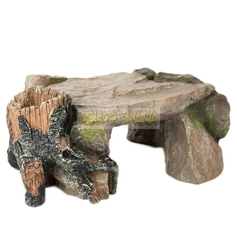 Betta Aquarium Ornament Flintstone Cave 24 X 15 W X 8Cm H Ms836 24L