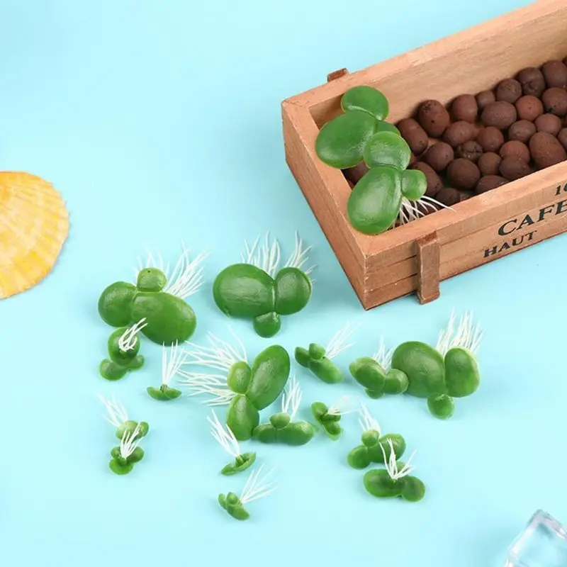 New 18Pcs Artificial Floating Garden Decoration Water Floating Duckwees Pond Decor