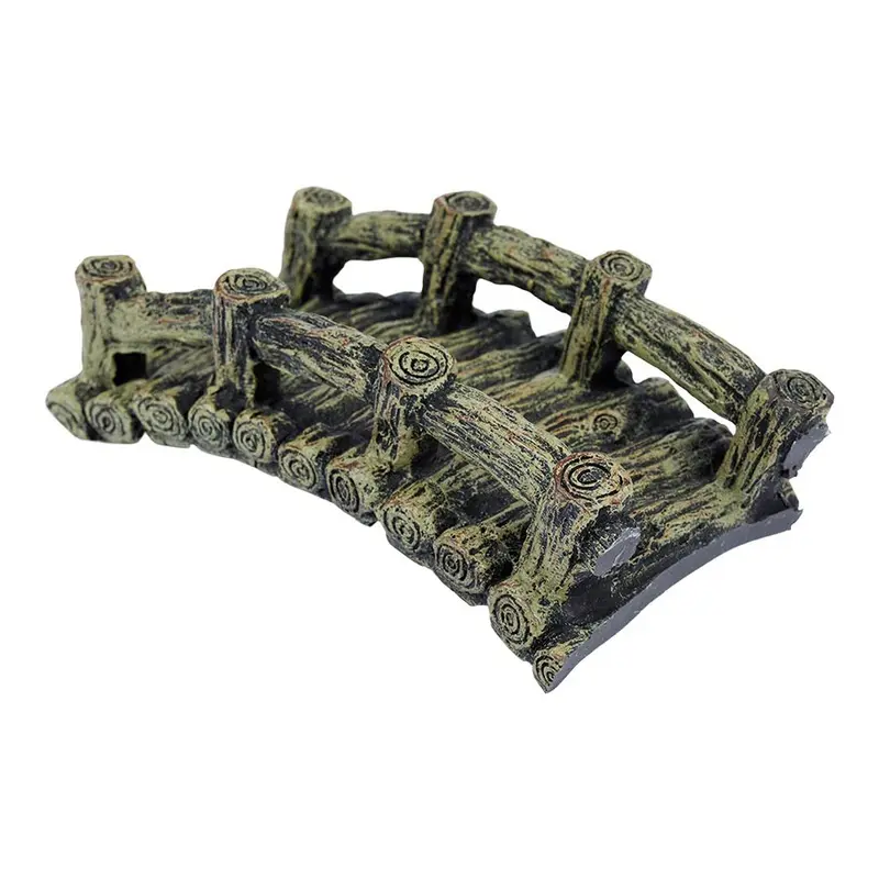 Pets At Home Bridge Aquarium Ornament Brown And Grey