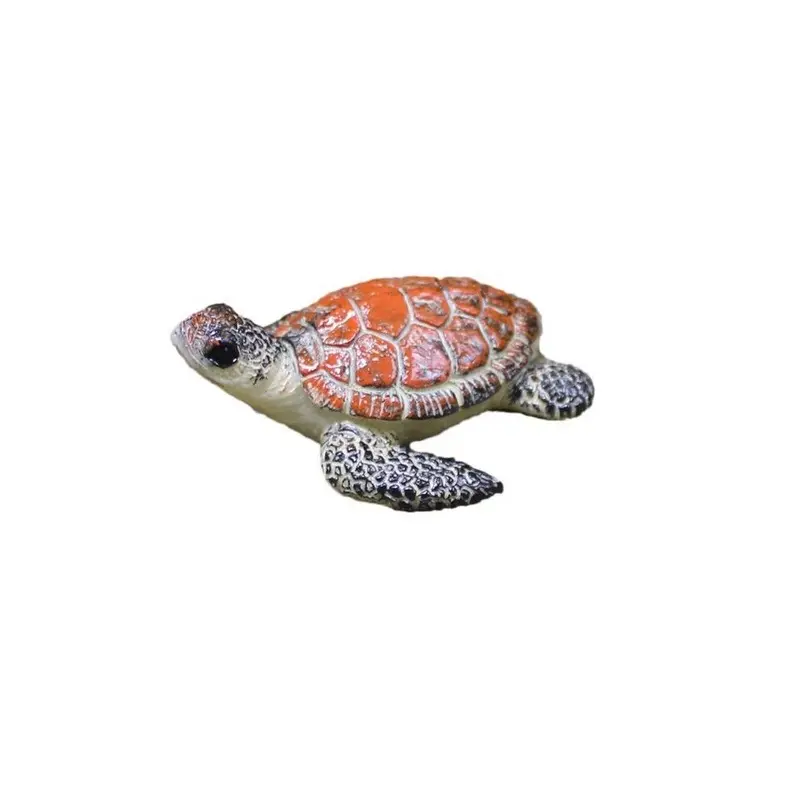 Red ( ) Sea Turtle Resin Home Decor Figurine For Birthday Gift Decoration Aquarium And