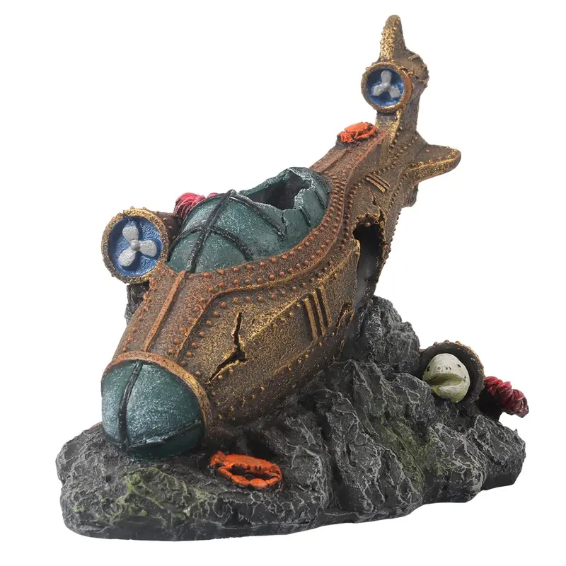 Aqua Della Multicolore Submerged Underwater Aquarium Decoration Steampunk