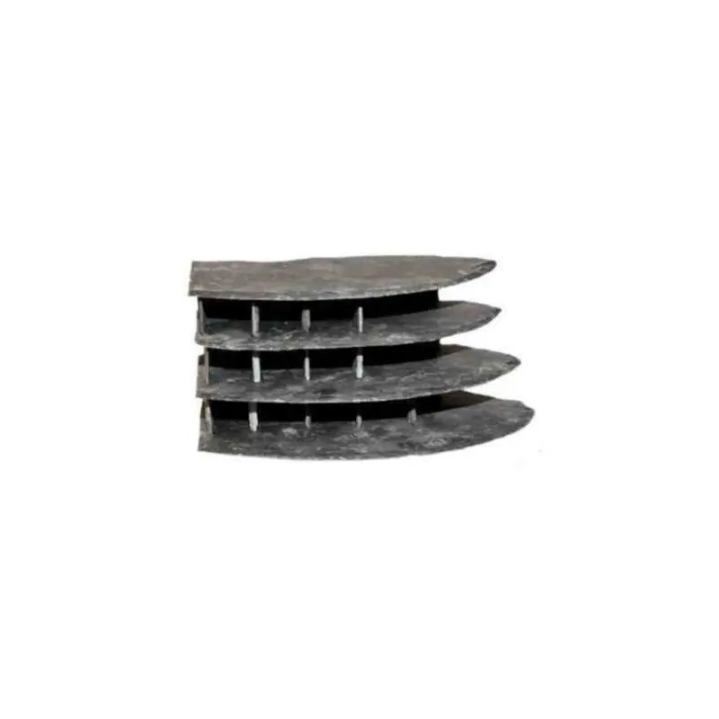 Ceramicnature Grey Slate Hotel Corner Left Triple Stone