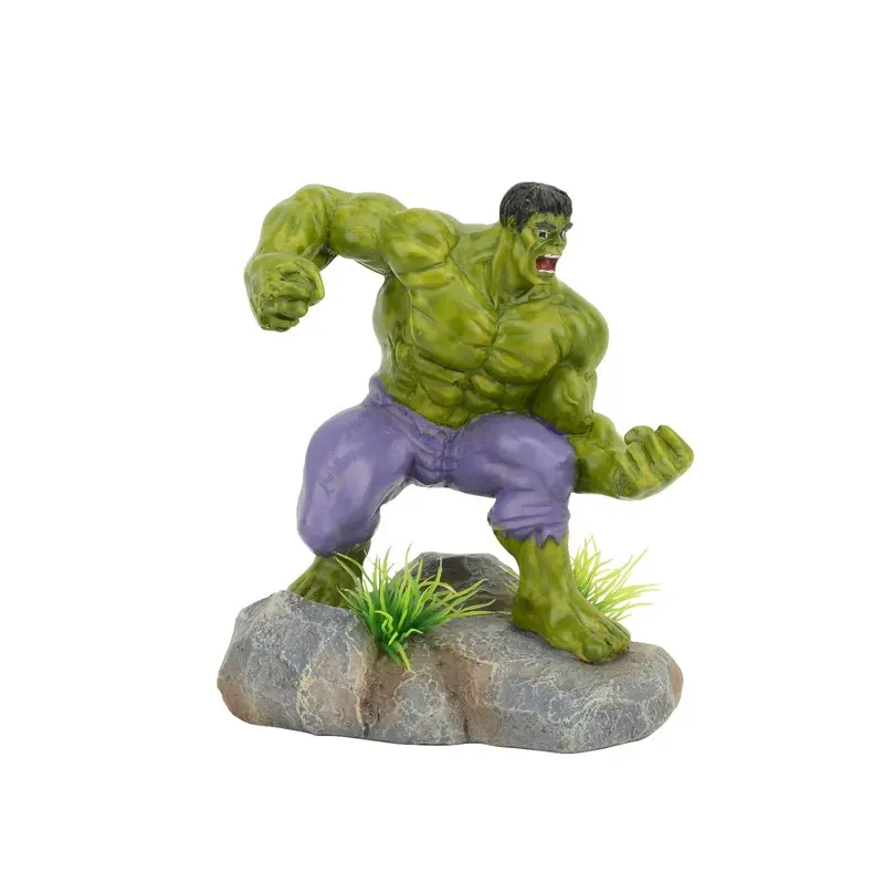 Toxic Green Guy Hulk Cartoon Aquarium Ornament Fish Tank Decoration MS669