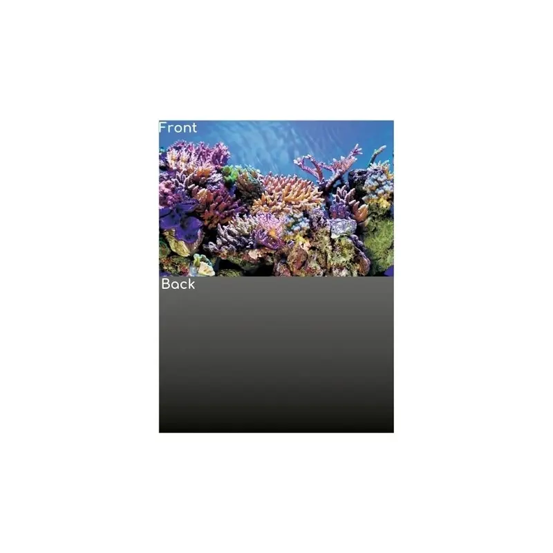 Superfish Grey (Design A - Reef/, - 100 X 49Cm) Deco Poster Aquarium Background Size 3