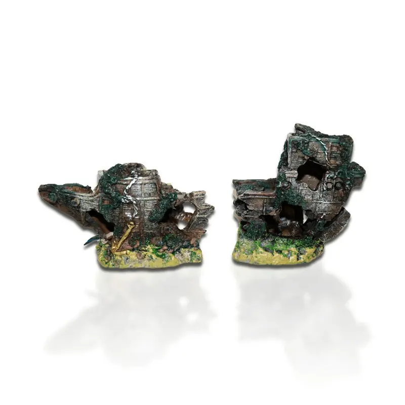 Aqua One Shipwreck (Two Piece) Small