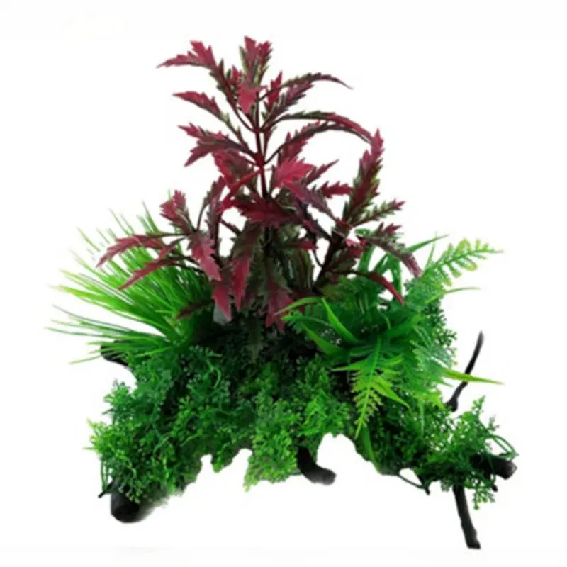 Swell & Combination Bush Artifical Plant Purple/Green