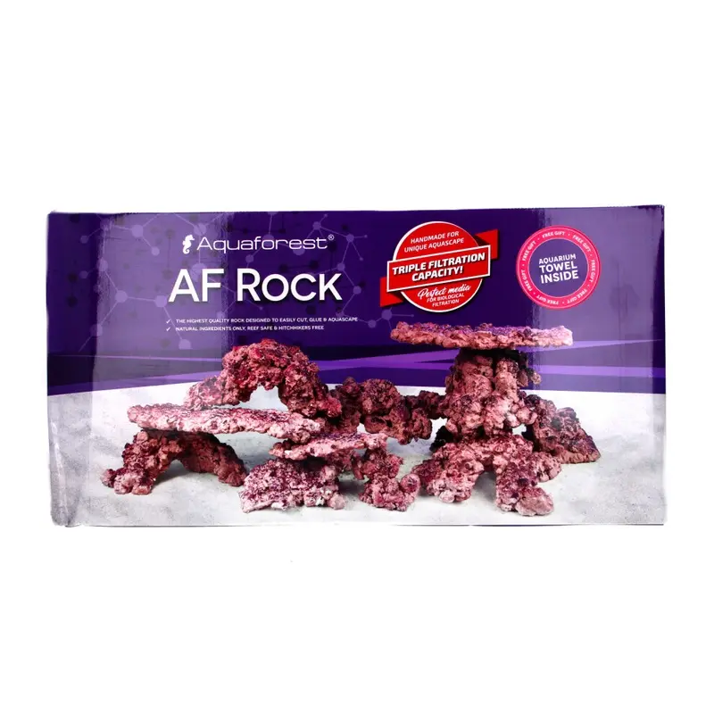 Aquaforest Red Aquarium Rock Fish Tank Natural Stones Decoration Ornamnet 18Kg
