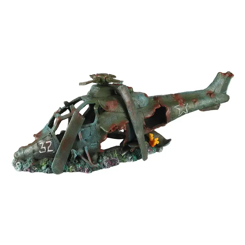 Aqua Della Vert Helicopter Aquarium Decoration